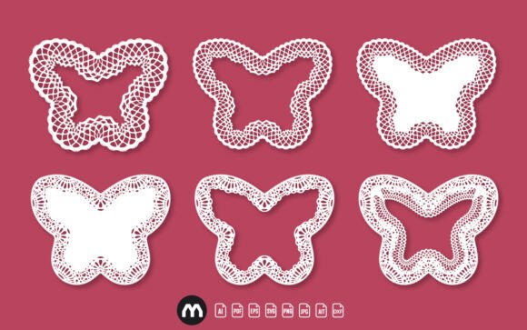 Download Intricate Lace Butterfly Laser/Paper Cut SVG Designs - Intricate lace Collection