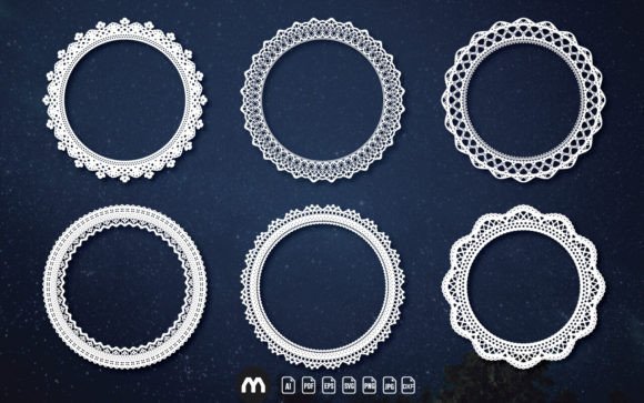 Download Decorative Lace Frames and Intricate Lace Circle - Intricate lace Collection
