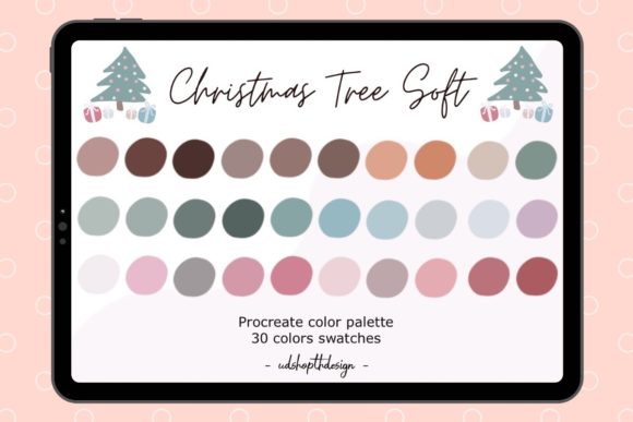 Download Christmas Tree Soft Color Palette - Soft color palette Collection