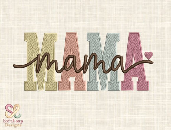 Download Mama Embroidery File - Premium Resources