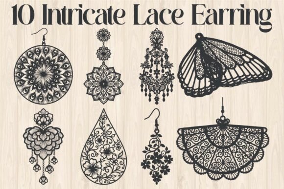 Download Intricate Lace Earring - Intricate lace Collection